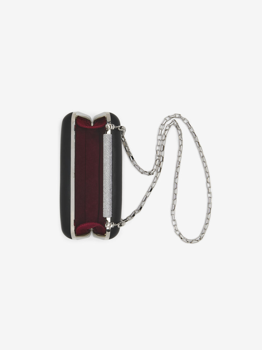 ALEXANDER MCQUEEN - McQueen T-Bar Box Clutch - Item 8147701AAJD1000
